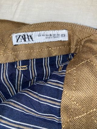 Pantalones Chinos Zara Man Marrones