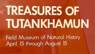 Cartel Original Expo Treasures of Tutankhamun 1977
