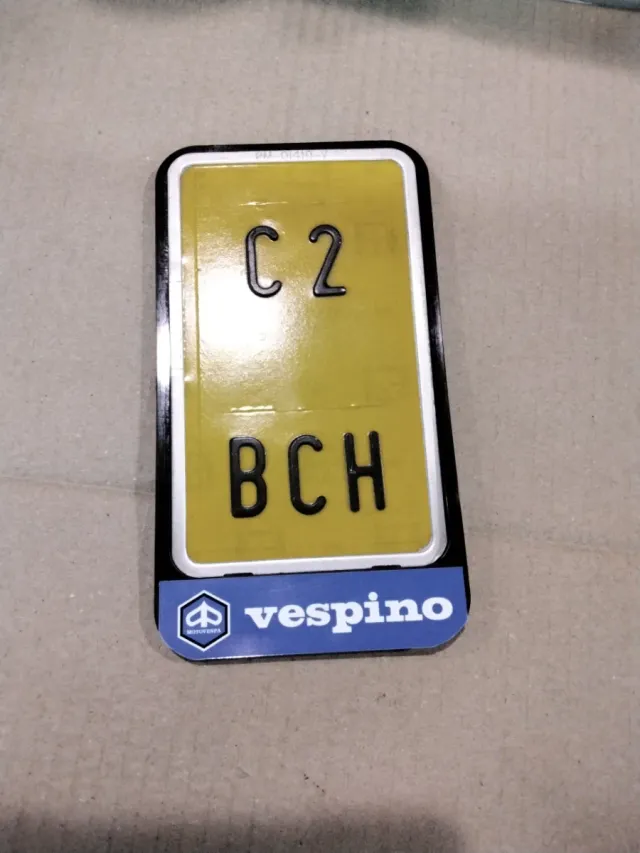Porta matrícula Vespino