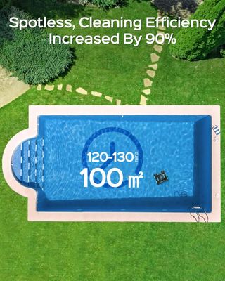 Robot pulitore per piscina per 130 minuti di pulizia, Limpiafon