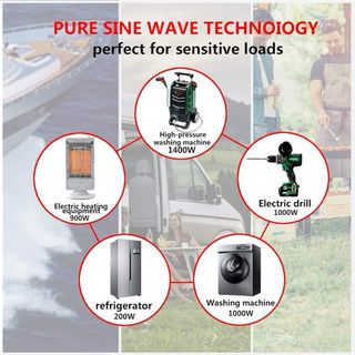 Inversor FLAMEZUM 3500W Onda Pura 24V a 220V