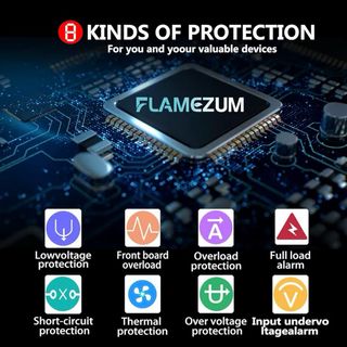 Inversor FLAMEZUM 3500W Onda Pura 24V a 220V