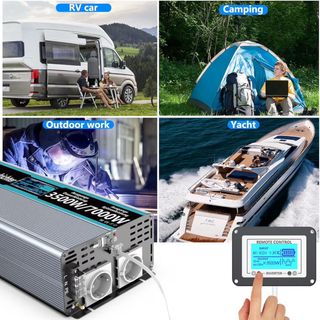 Inversor FLAMEZUM 3500W Onda Pura 24V a 220V