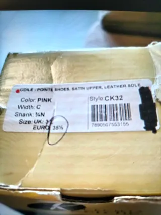 Zapatillas de Ballet Beige/Rosa