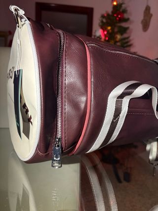 Bolsa Fred Perry Roja y Blanca