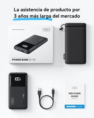 INIU Power Bank, 22.5W 10000mAh Batteria Esterna con USB-C
