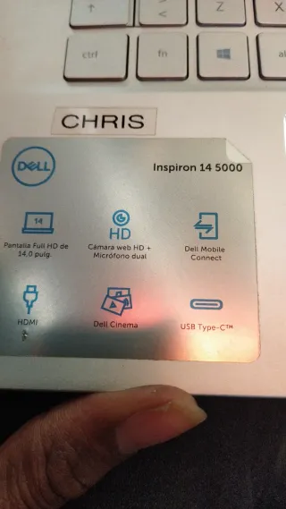 Portátil Dell Inspiron 14 5000 i7 11ª Gen