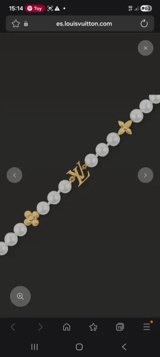 Pulsera My LV Pearl Louis Vuitton