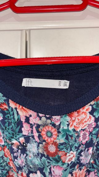 Jersey estampado flores manga larga