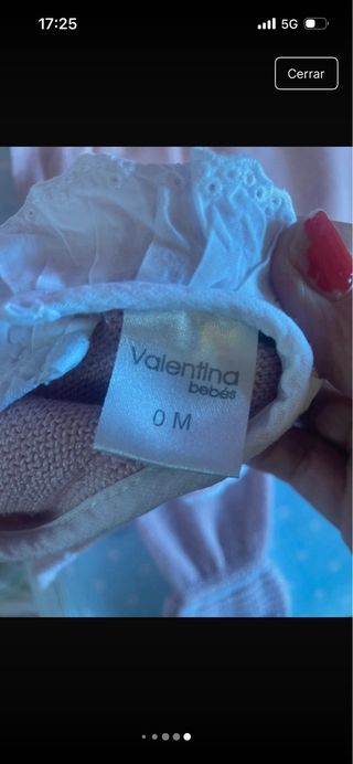 Conjunto bebé 0 meses rosa