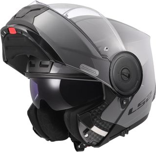 LS2 Casco Moto Modular Scope II Gris para Adultos