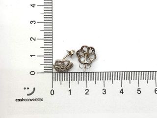 pendientes plata 925mm con piedra con circonita