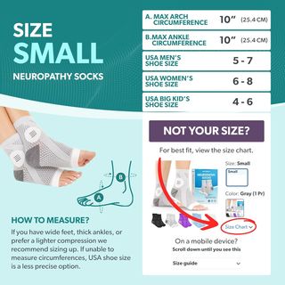 Bracability Neuritis perimetral de calcetines,comp