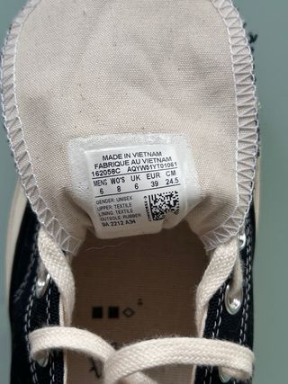 Converse Chuck 70 Vintage Canvas Negro