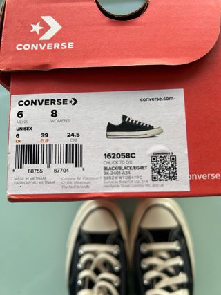 Converse Chuck 70 Vintage Canvas Negro