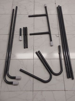 Intex Scala per piscine smontabili (per piscine da 52 pollici), grigio, 130x33x182 cm