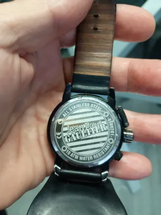 Reloj Jean Paul Gaultier Negro y Plateado