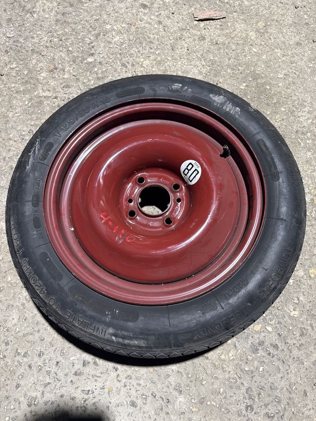 Rueda de repuesto T125/80R15 4x110