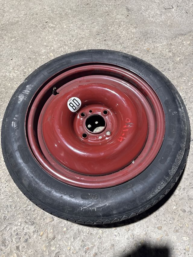 Rueda de repuesto T125/80R15 4x110