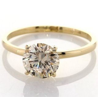 Anillo oro con diamante