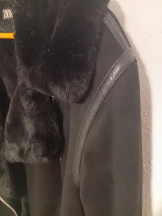 Abrigo Zara Negro Talla L