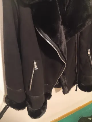 Abrigo Zara Negro Talla L