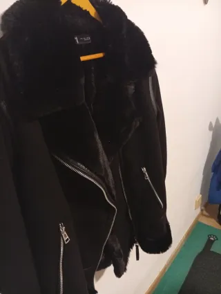 Abrigo Zara Negro Talla L