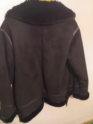 Abrigo Zara Negro Talla L