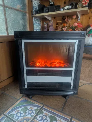 Estufa Eléctrica Chimenea Decorativa