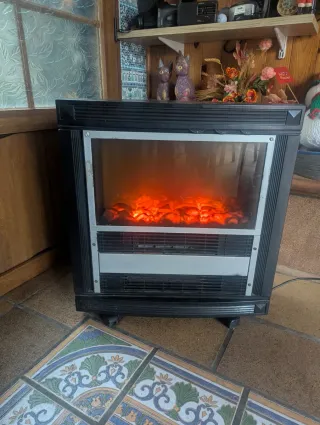 Estufa Eléctrica Chimenea Decorativa