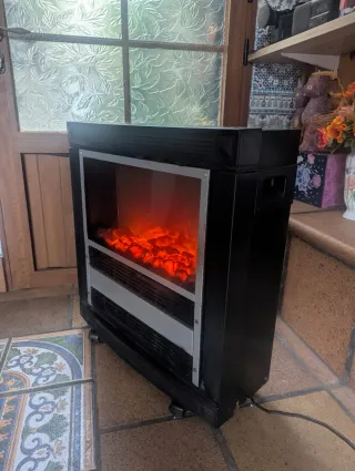 Estufa Eléctrica Chimenea Decorativa