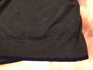 Maglioncino uomo grigio con taschino