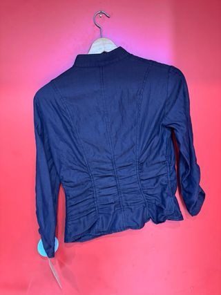 Camisa Pianoforte cuello mao negra talla XS