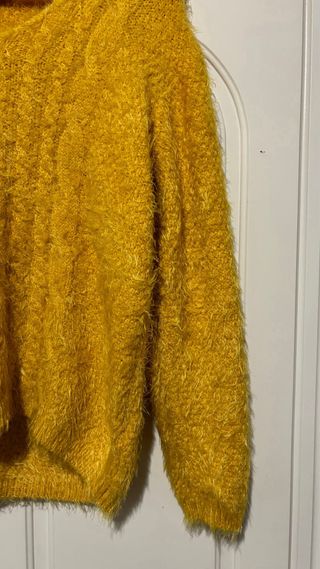 Jersey pelo amarillo talla única