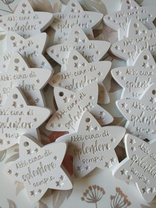 Stelle segnaposto bomboniere 25 pezzi