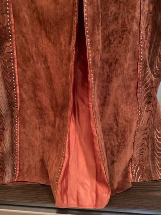 Tunica scamosciata invernale Ghali XXL nuova