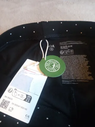 Leggins de lunares talla M C&A.