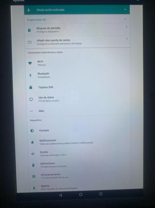 Tablet China Blanca - Buen Estado