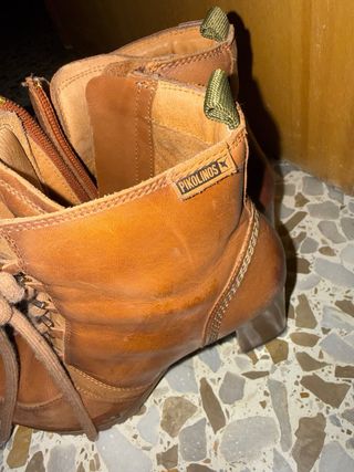 Botines Pikolinos Cuero Marrón Talla 38