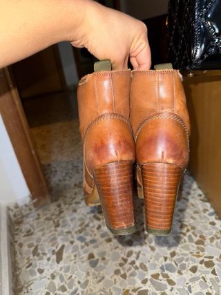 Botines Pikolinos Cuero Marrón Talla 38