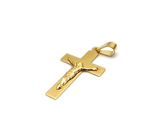 crucifijo oro 18k