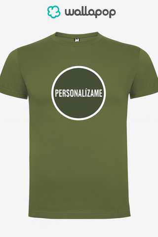 Oferta - camiseta verde militar personalizada