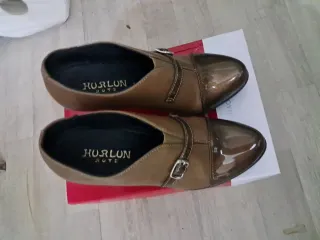 Zapatos HURLO Marrón/Dorado Talla 36