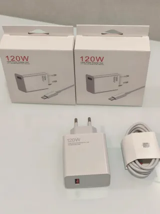 Pack 2 Cargadores 67W Carga Rápida + Cables