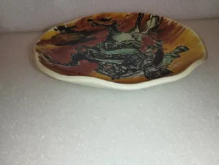 Piatto Ceramica Isea Ussaro a Cavallo