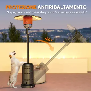 Riscaldatore da Esterno con Spegnimento Automatico