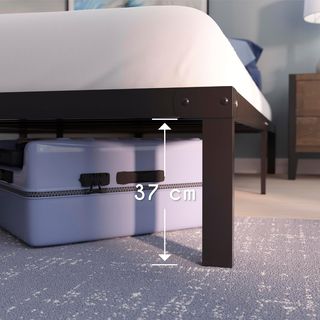 Dreamzie Somier 90 x 190 con Piedi 36cm Robusto e