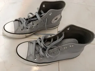 Botas Converse Piel Azul Grisáceo