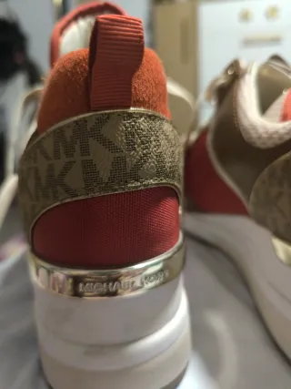 Zapatillas Michael Kors naranja/beige