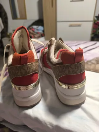 Zapatillas Michael Kors naranja/beige